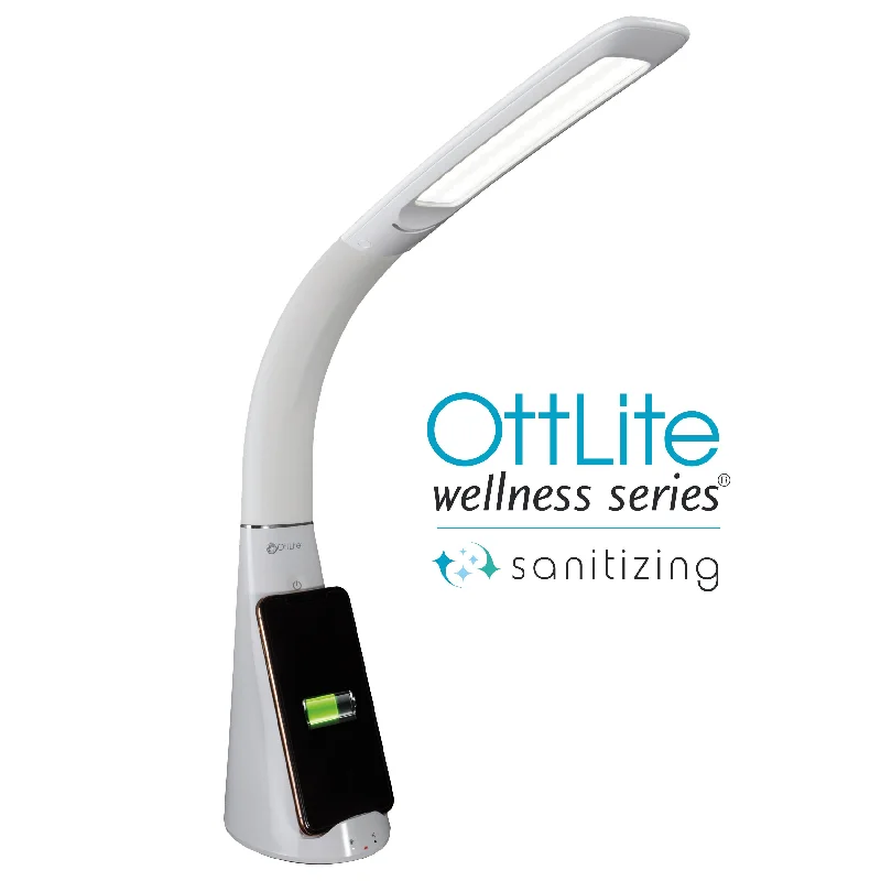 Purify LED Sanitizing Desk Lamp with Wireless Charging