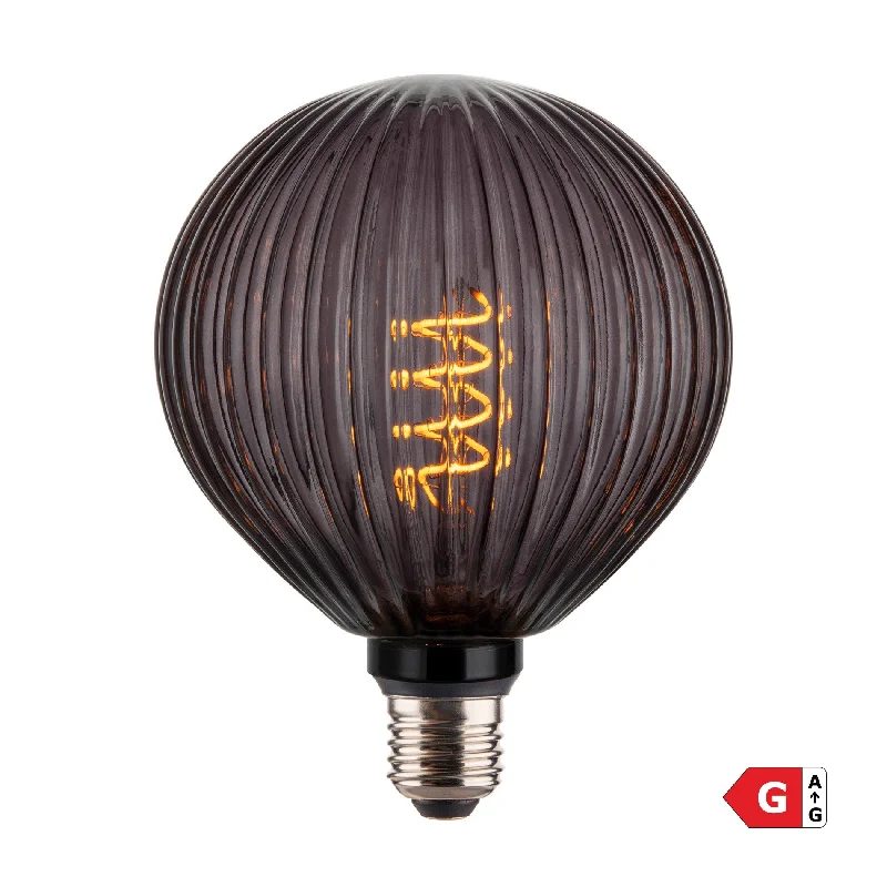 LED Globe G125 Edison E27 - Statement Bulb - Fluted