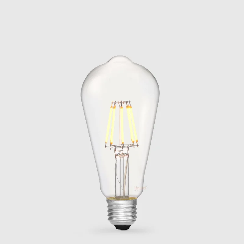 6W 12 Volt DC Edison LED Bulb E27 in Extra Warm
