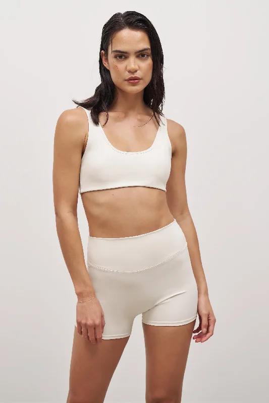 Men's button - fly denim work shorts for durability on the jobBase Sculpting Bralet - Tofu