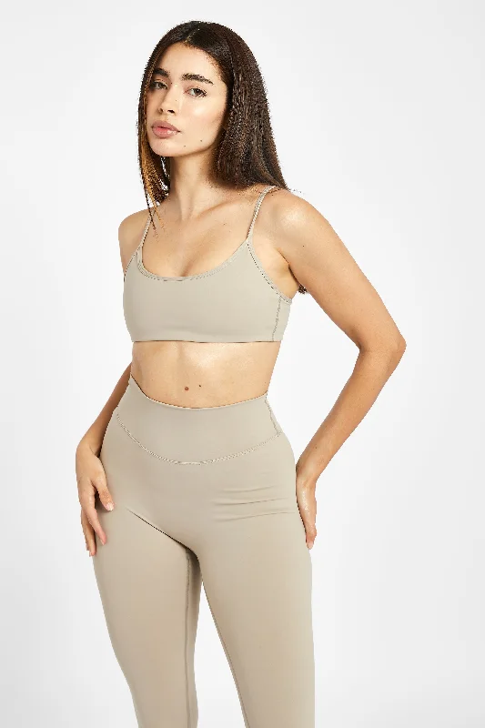 Men's checkered pattern wool shorts for a stylish winter layering optionBase Sculpting Cami Bra - Taupe
