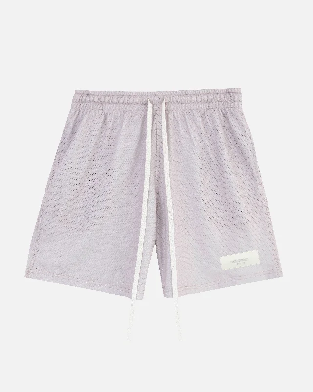 Men's high - waisted swim shorts with UPF protection for beach vacationsBasics Mesh Short Light Brown