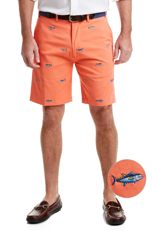 Men's ripped denim shorts for a trendy streetwear aestheticCisco Short Coral with Grand Slam