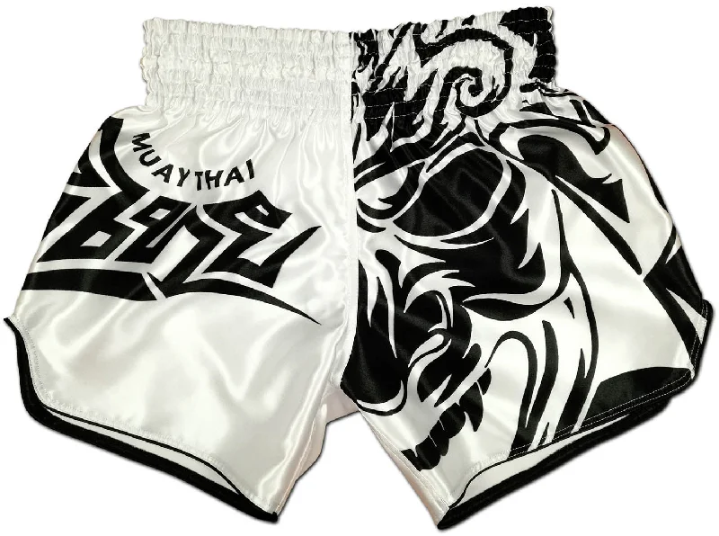 Men's camo print cargo shorts for outdoor adventuresMuay Thai Boxings Shorts ❖ Samurai Tribal Men's camo print cargo shorts for outdoor adventuresMuay Thai Boxings Shorts ❖ Samurai Tribal