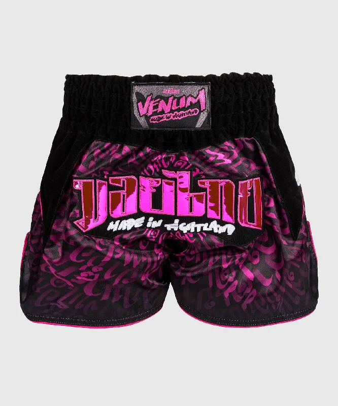 Men's camo print cargo shorts for outdoor adventuresShort de Muay Thai Venum Attack - Noir/Rose Men's camo print cargo shorts for outdoor adventuresShort de Muay Thai Venum Attack - Noir/Rose