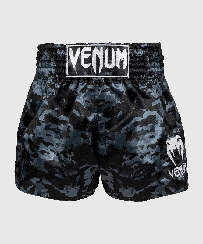 Men's plaid pattern wool blend shorts for a preppy fall styleShort de Muay Thai Venum Classic - Dark Camo Men's plaid pattern wool blend shorts for a preppy fall styleShort de Muay Thai Venum Classic - Dark Camo