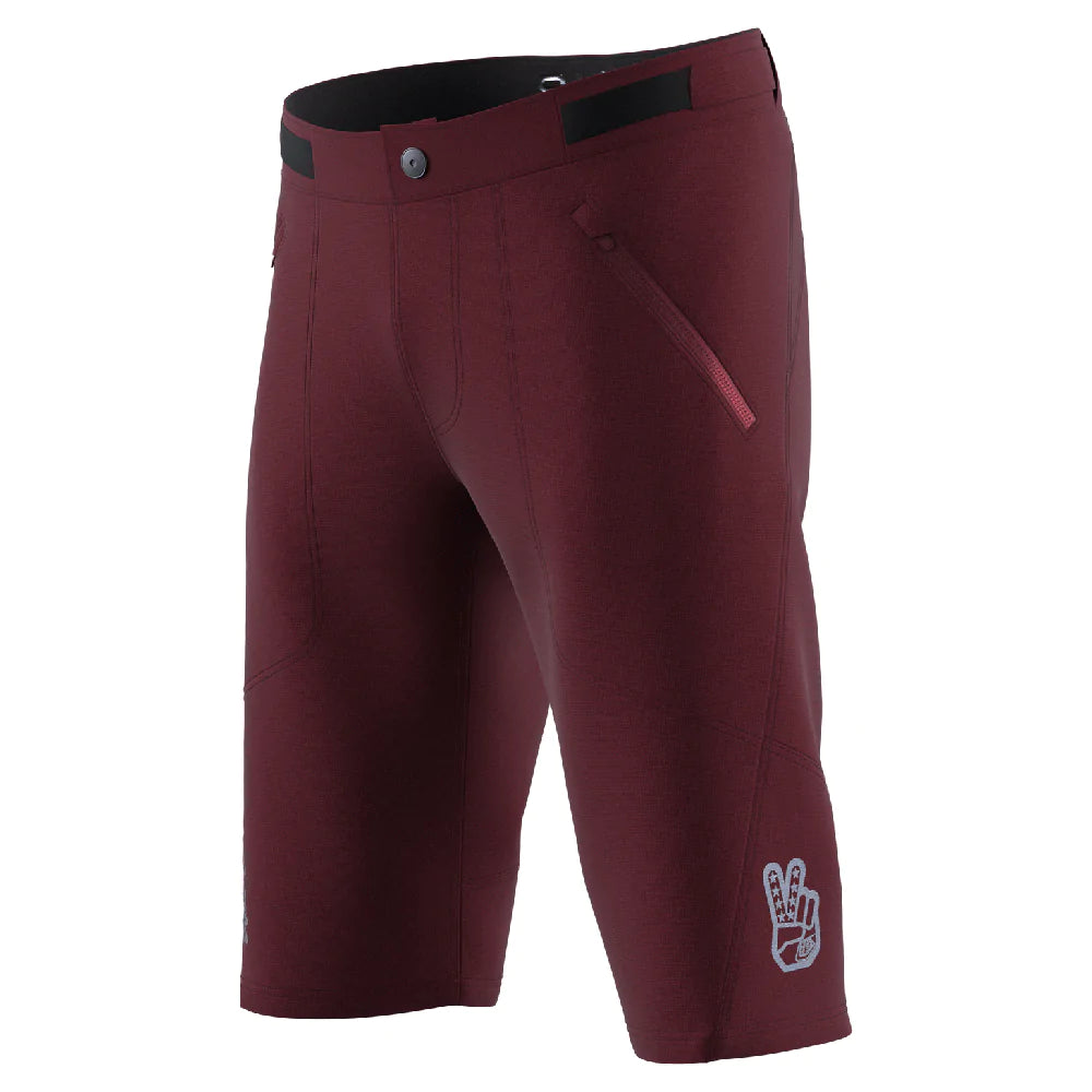 Men's neon - colored athletic shorts for high - visibility workoutsSkyline Short Wine (no liner)