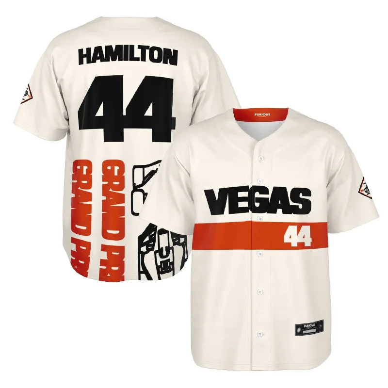 Men's Retro Hockey Jerseys with Classic Stripes and Logos for a Nostalgic Hockey AestheticHamilton - Vegas Street Circuit Jersey
