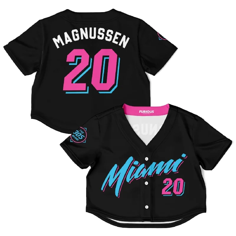 Men's Authentic Soccer Jerseys of National Teams for International Football EventsMagnussen - Vice City Crop Top Jersey