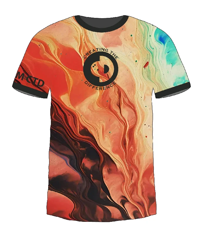 Men's Football Jerseys with Embroidered Club Badges for a Premium and Authentic AppealColorful Marble 4 Jersey