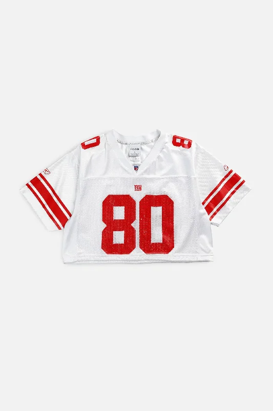 Men's Football Jerseys with Embroidered Club Badges for a Premium and Authentic AppealRework Crop NY Giants NFL Jersey - M