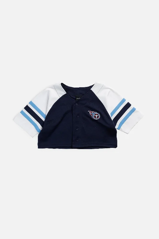 Men's Basketball Jerseys with Signature Player Logos for a Fan - Favorite LookRework Crop Tennessee Titans NFL Jersey - XS