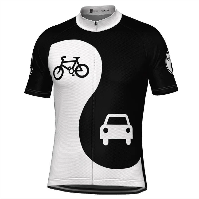 Men's Custom - Embroidered Volleyball Jerseys for Team Uniforms or Personalized GearYin and Yang Coexist Cycling Jersey