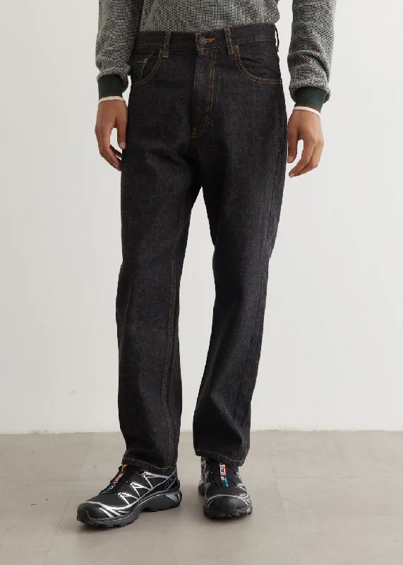 Plus Size Men's Bootcut Jeans with a Belt Loop Upgrade for a Stylish Touch5 Pocket Wide Denim Jeans