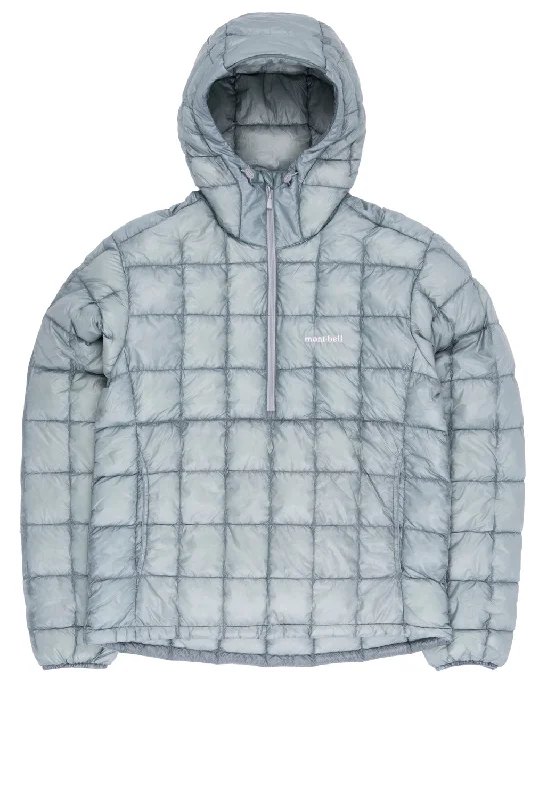 Men jackets with a media - friendly pocket for easy access to gadgetsMontbell Ex Light Down Anorak - Light Grey