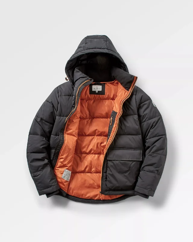 Waterproof men jackets with taped seams for heavy rain protectionManitoba Recycled 2.0 Jacket - Black