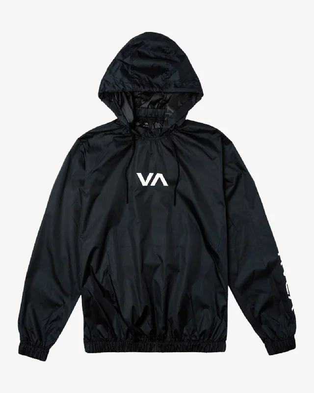 Fleece - lined men jackets for cold - weather commutingVA Sport Hexstop Sauna Water Resistant Jacket - Black