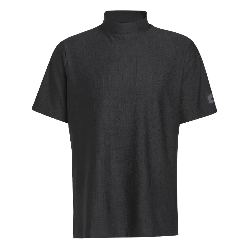 Men's breathable cotton blend polo shirts for summer outingsADX Polo Shirt Black - AW23