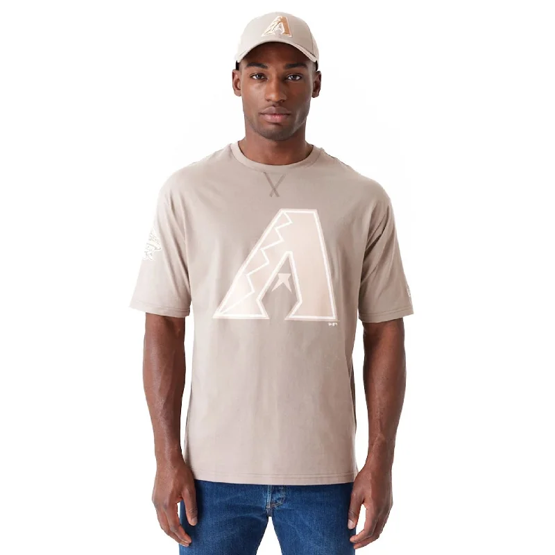 Men's eco - friendly recycled t - shirts for sustainable fashion choicesMen's eco - friendly recycled t - shirts for sustainable fashion choicesArizona Diamondbacks World Series Pastel Brown Oversized T-Shirt