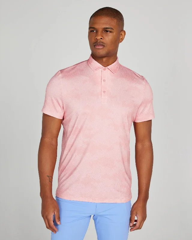 Men's budget - friendly basic polo shirts in multiple colorsArundel Polo in Peony