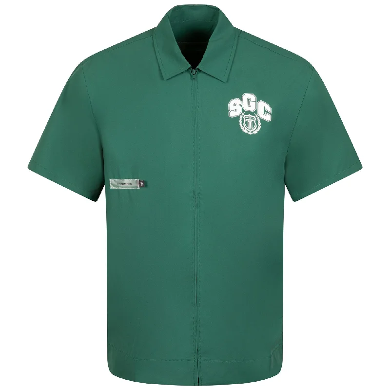 Men's reversible polo shirts with two different looksBaker Cabana Shirt Green - SS24