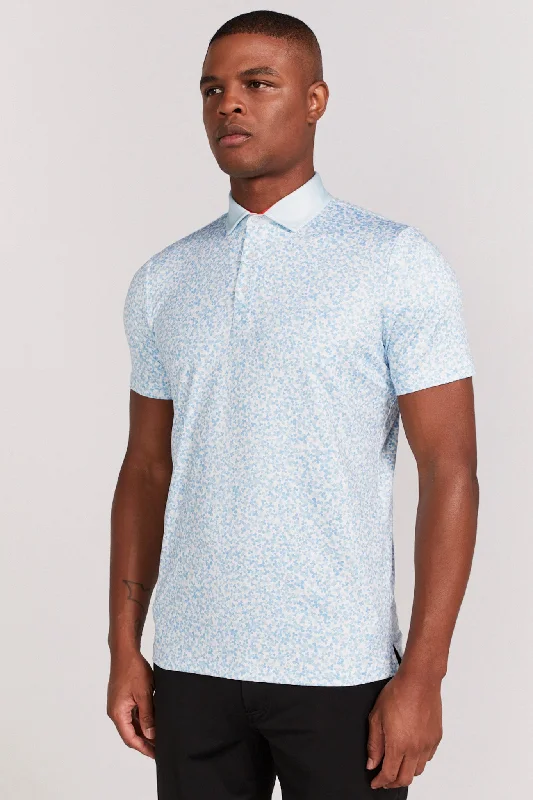 Men's high - collar polo shirts with a modern twistBrewer Polo in Breeze