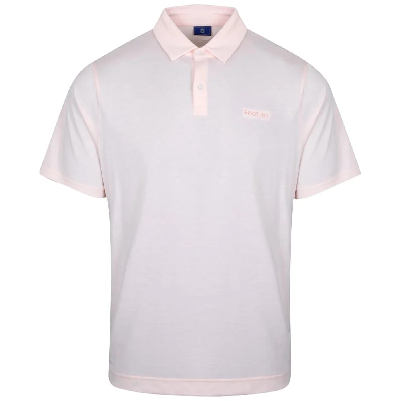 Men's lightweight performance polo shirts for tennis matchesDriRelease Athletic Fit Solid Jersey Polo Shell Pink - AW24