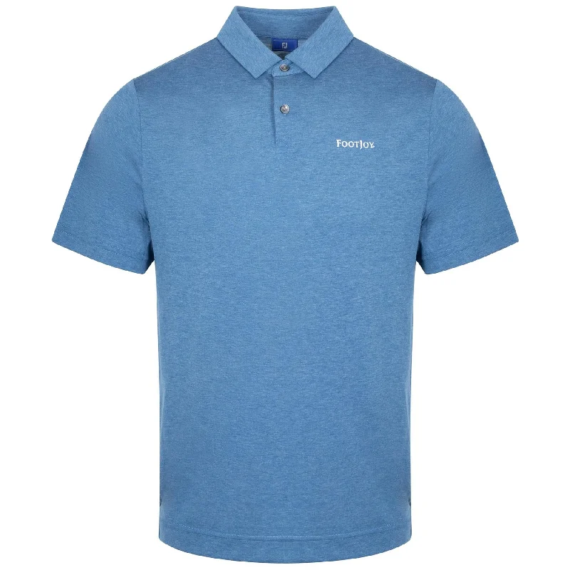Men's breathable cotton blend polo shirts for summer outingsDriRelease Athletic Fit Solid Jersey Polo Storm Heather - AW24