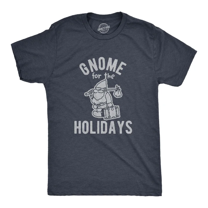 Men's eco - friendly recycled t - shirts for sustainable fashion choicesMen's eco - friendly recycled t - shirts for sustainable fashion choicesGnome For The Holidays Men's T Shirt