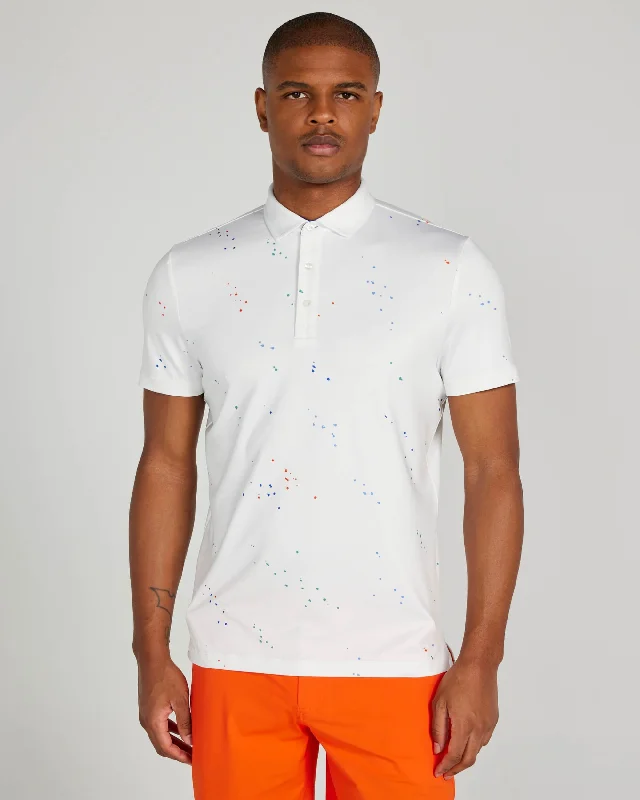 Men's lightweight performance polo shirts for tennis matchesHanson Polo in Bright White