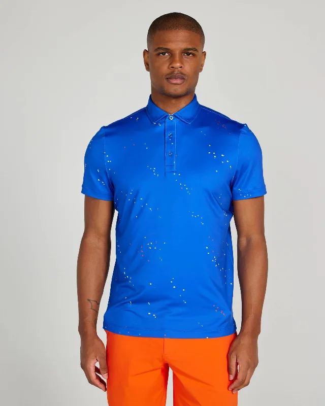 Men's button - down spread collar polo shirts for business casualHanson Polo in Liberty
