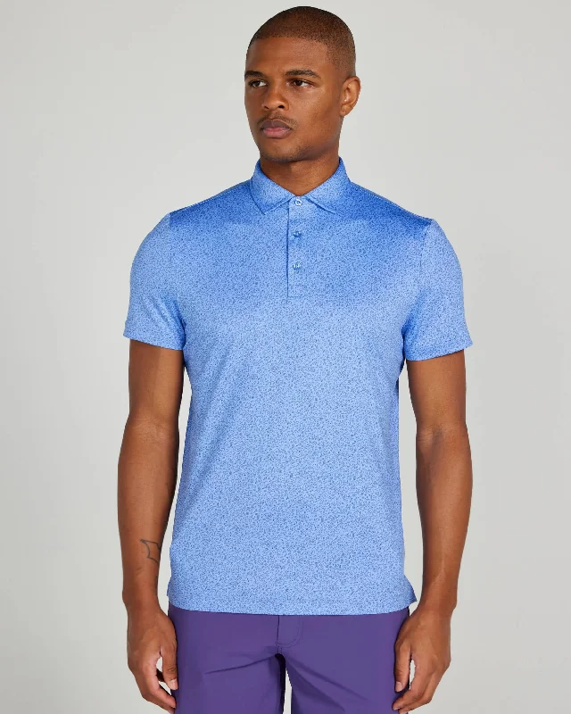 Men's breathable cotton blend polo shirts for summer outingsKimbell Polo in Bleu