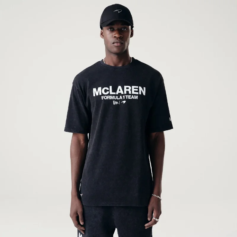 Men's organic cotton crew - neck t - shirts for everyday comfortMen's organic cotton crew - neck t - shirts for everyday comfortMcLaren Racing Washed Pack Black Oversized T-Shirt