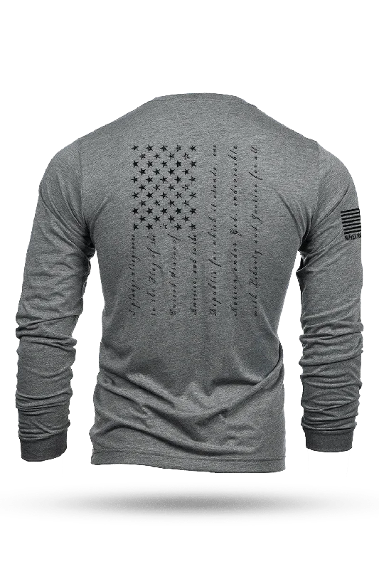 Men's short - sleeve linen t - shirts for summer beach outingsMen's short - sleeve linen t - shirts for summer beach outingsThe Pledge - Long-Sleeve T-Shirt