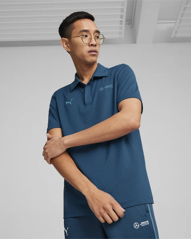 Men's quick - dry polo shirts for water sports activitiesMens Puma Cloudspun Polo Blue