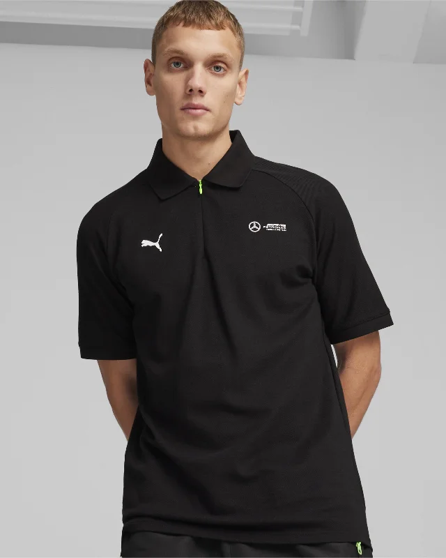 Men's budget - friendly basic polo shirts in multiple colorsMens Puma Pique Polo Black