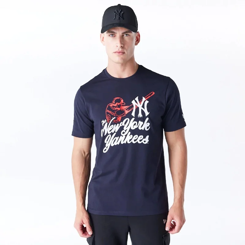 Men's polo t - shirts with a contrast collar for a preppy lookMen's polo t - shirts with a contrast collar for a preppy lookNew York Yankees MLB Baseball Graphic Navy T-Shirt