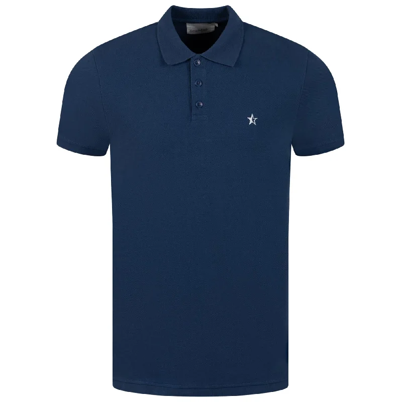 Men's long sleeve classic fit polo shirts with embroidered logosPlay Well Polo Deep Navy - 2024