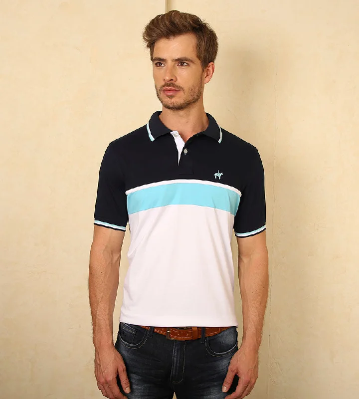 Men's plus size golf polo shirts in moisture wicking fabricPolo Bloques Aruba Ref. 129011024
