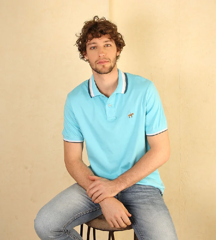 Men's long sleeve classic fit polo shirts with embroidered logosPolo Contraste Color Aruba Ref. 130160924