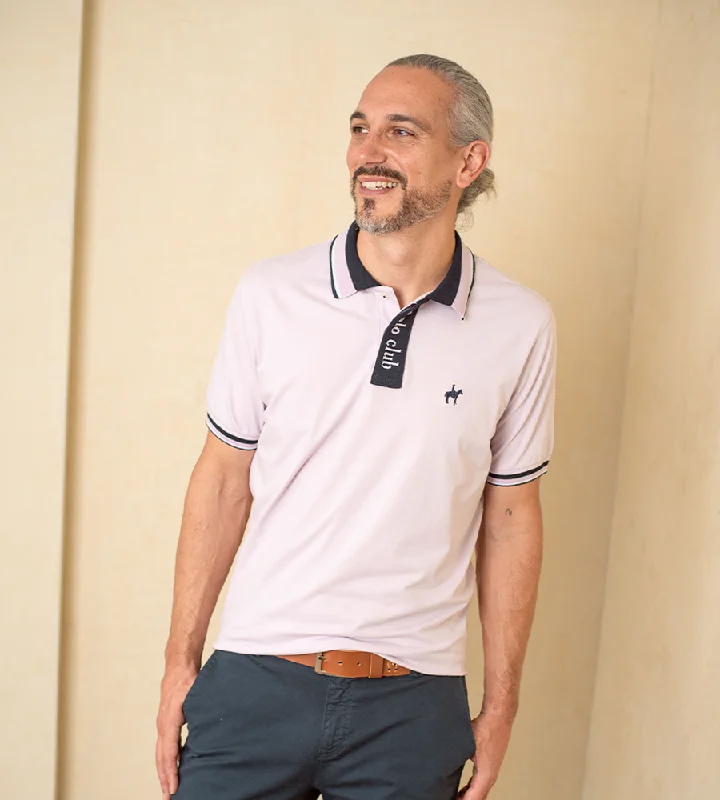 Men's reversible polo shirts with two different looksPolo Contraste Color Lila Claro Ref. 130090624