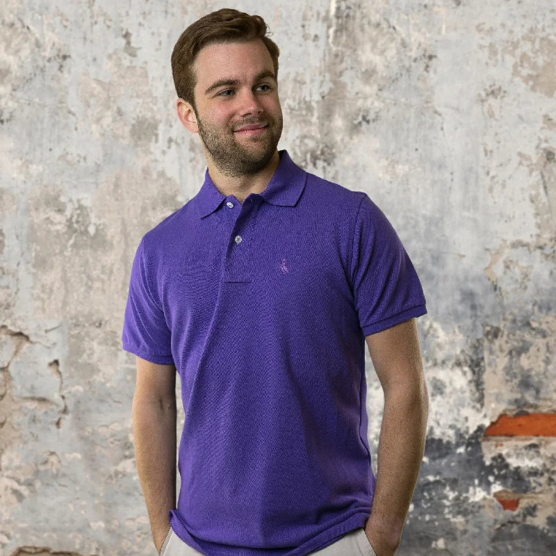 Men's vintage - inspired retro polo shirts with unique patternsOriginal Pelican Polo - Purple