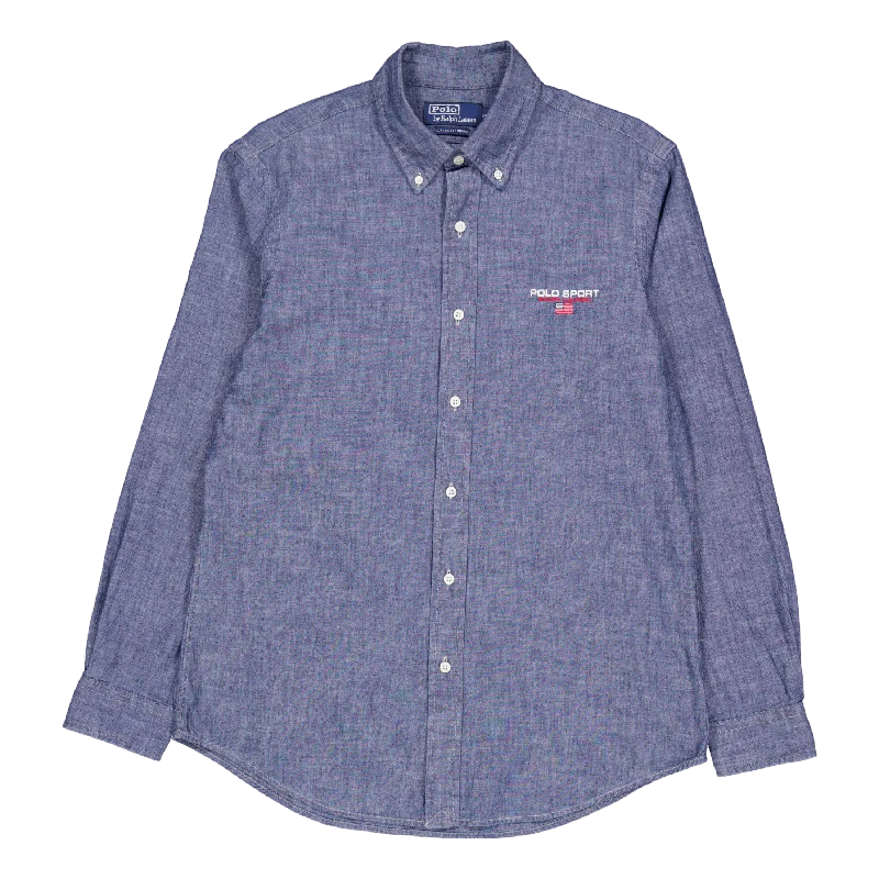 Men's vintage - inspired retro polo shirts with unique patterns21/1 Cotton Pw-clbds Dark Indigo