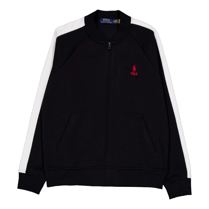 Men's button - down spread collar polo shirts for business casualPolo Ralph Lauren Double Knit Full Zip Sweater Polo  Multi