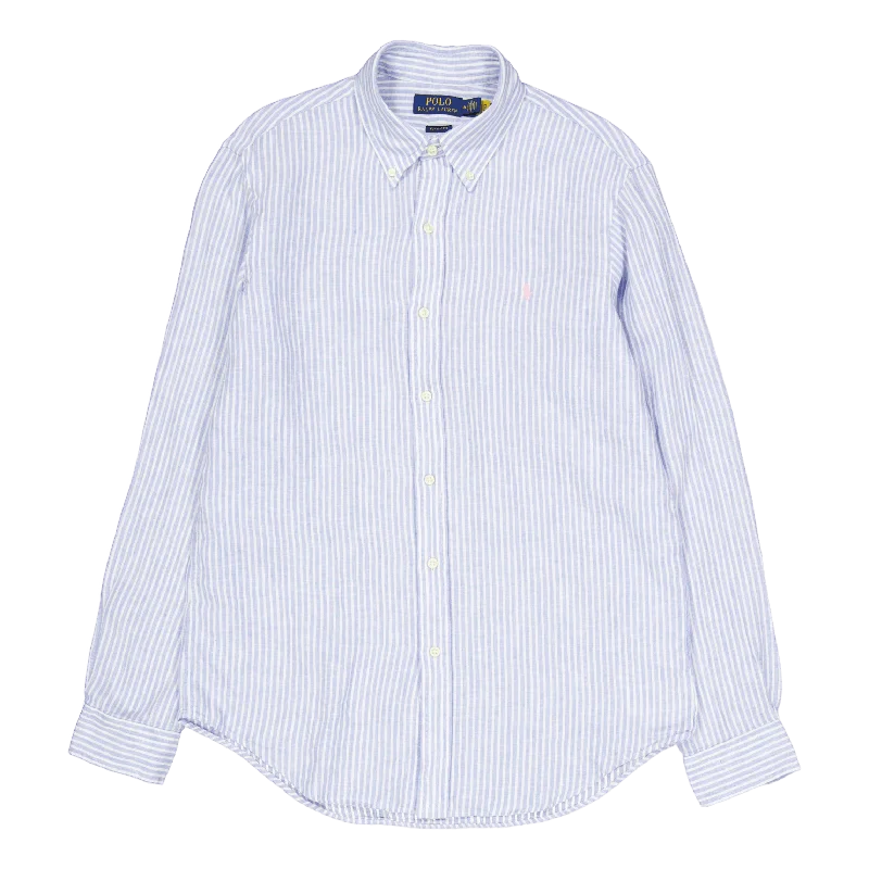 Men's reversible polo shirts with two different looksClassic Fit Striped Shirt Blue / White