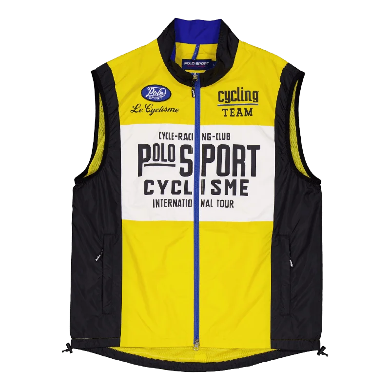 Men's antimicrobial polo shirts for odor - free daily wearPolo Sport Water-Resistant Vest Canary Yllw/Whte/Polo Blck