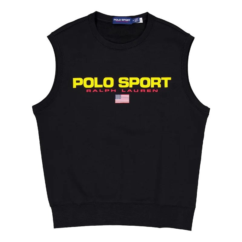 Men's color - block polo shirts with a bold fashion statementPolo Sport Fleece Tank Polo Black
