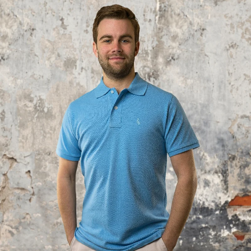 Men's antimicrobial polo shirts for odor - free daily wearOriginal Pelican Polo - Sky Blue