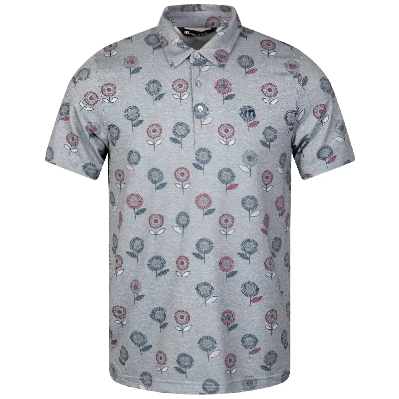 Men's vintage - inspired retro polo shirts with unique patternsPreboarding Heather Medium Grey - SS24