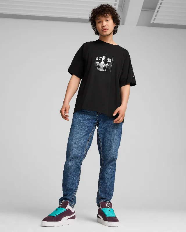 Men's luxury cashmere blend polo shirts in solid colorsRaeburn x Mercedes-AMG F1 x Puma George Russell Drivers Tee Black